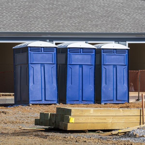 are there any additional fees associated with porta potty delivery and pickup in Columbus NE